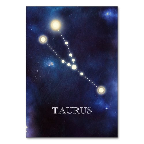 Constellation  Taurus  Wedding Table Number