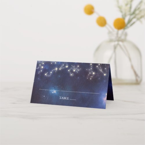 Constellation Wedding Place Card