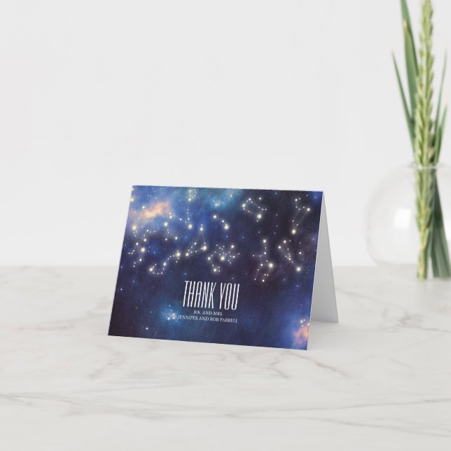 Constellation Wedding Thank You (Front)
