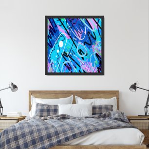 Constellations Abstract Art Framed Art