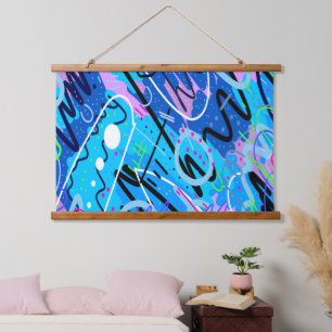 Constellations Abstract Art Hanging Tapestry