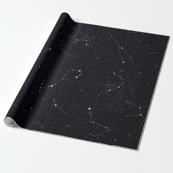 Constellations Gift Wrapping Paper by Stormborn at Zazzle