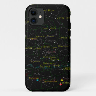 Constellations Map of the Sky iPhone 11 Case