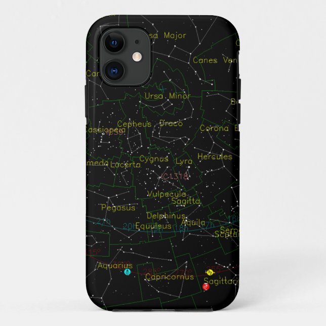 Constellations Map of the Sky Case-Mate iPhone Case (Back)