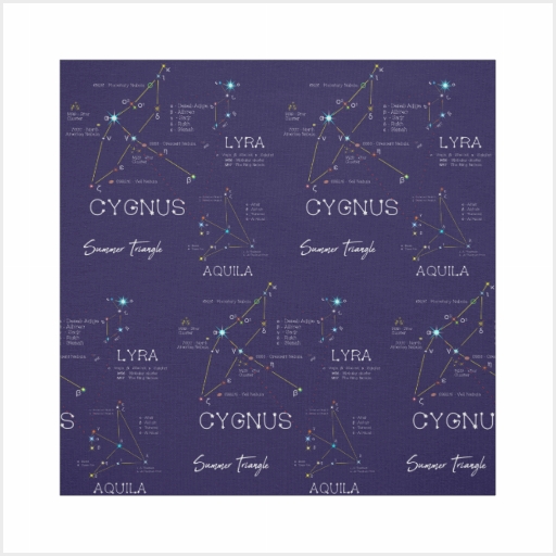 Constellations Of Stars Fabric