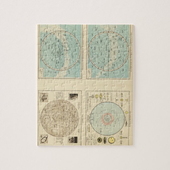 Constellations, Solar System, Moon Jigsaw Puzzle (Vertical)