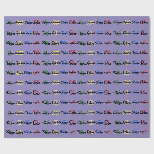 Constellations Wrapping Paper (Flat)