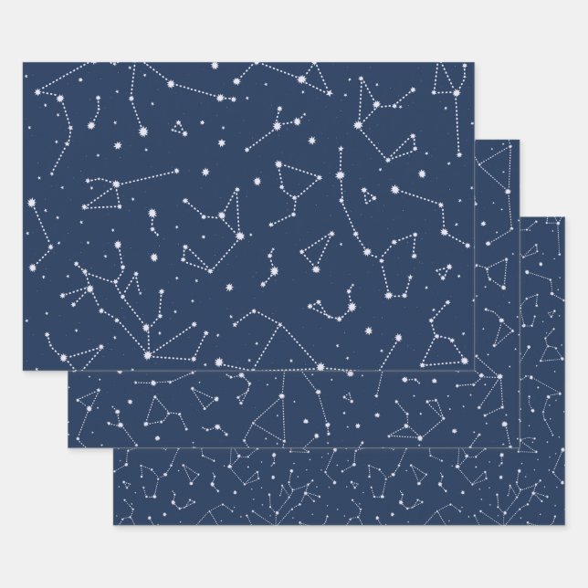 Constellations Wrapping Paper Sheets (Set)
