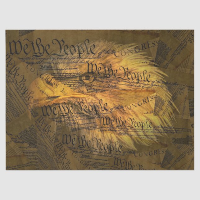 Constitution American Bald Eagle Tissue Paper (Front)