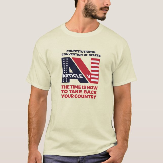 Constitution Convention of States - Article V T-Shirt (Front)