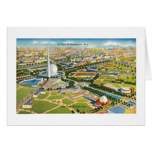 Constitution Hall, New York World's Fair Cards (Front Horizontal)