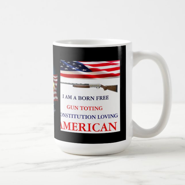 CONSTITUTION LOVING AMERICAN COFFEE MUG (Right)