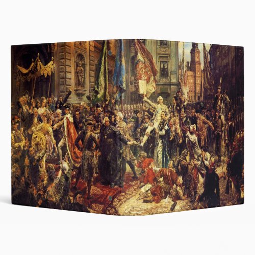 Constitution of May 3 1791 by Jan Matejko in 1891 3 Ring Binder