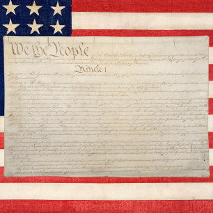 Constitution of the United States, We The People Cloth Placemat