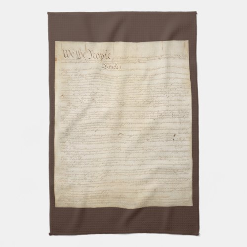 Constitution of the United States We The People Kitchen Towel