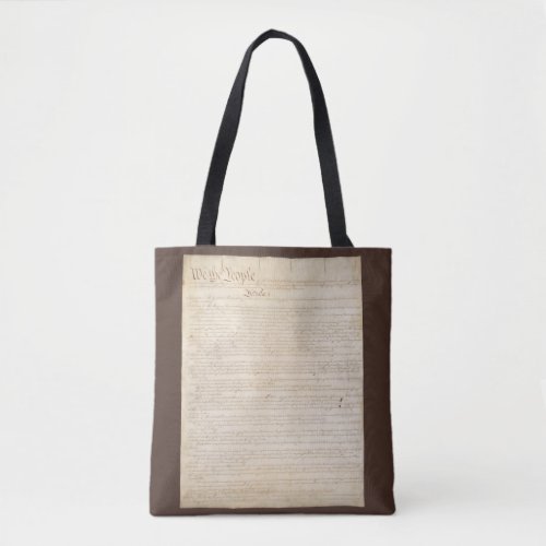Constitution of the United States We The People Tote Bag