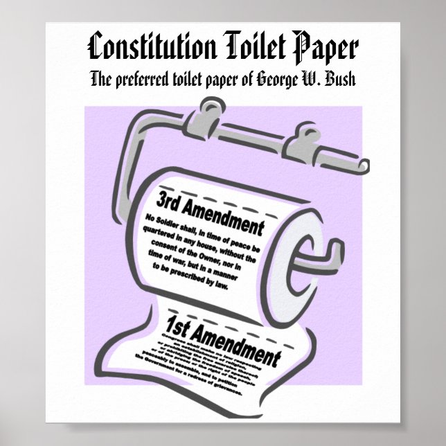 Constitution Toilet Paper Poster (Front)