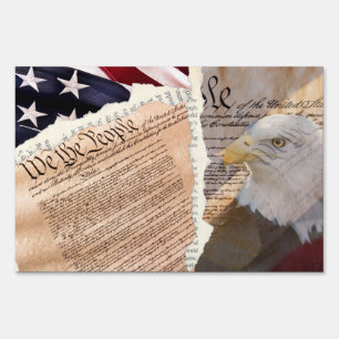 Constitution Yard Sign