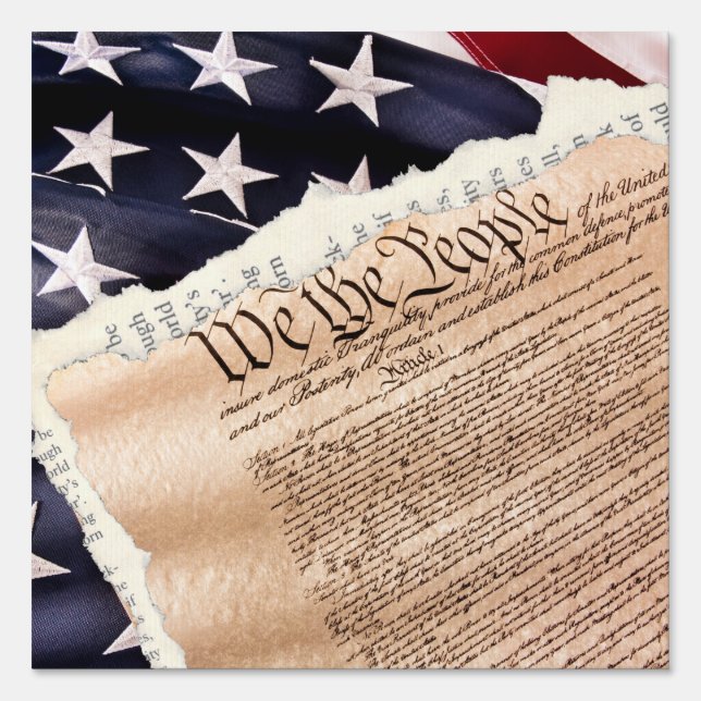 Constitution Yard Sign (Front)