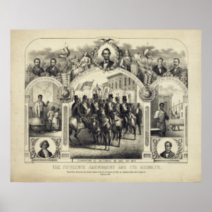 Constitutional 15th Amendment and it's Results Poster