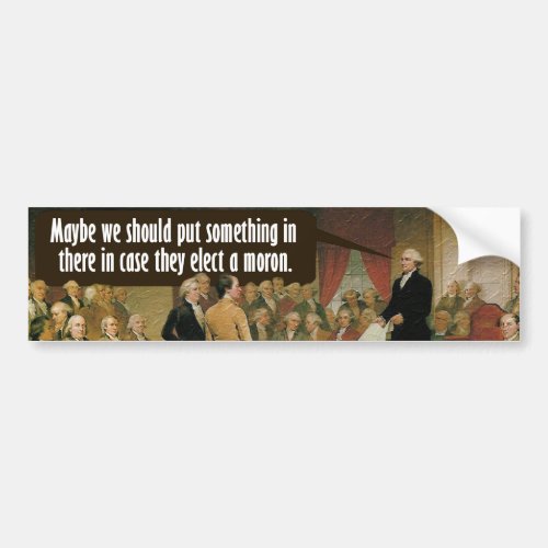 Constitutional Convention Bumper Sticker