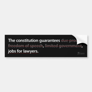 Constitutional Guarantees Bumper Sticker