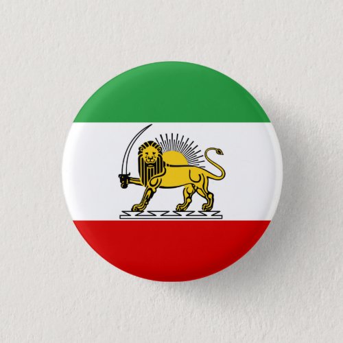 Constitutional Monarchy of Iran flag 1907_1980 Button