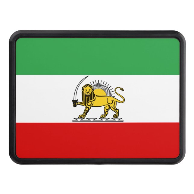 Constitutional Monarchy of Iran flag (1907-1980) Hitch Cover (Front)