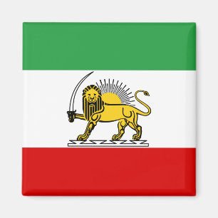 Constitutional Monarchy of Iran flag (1907-1980) Magnet