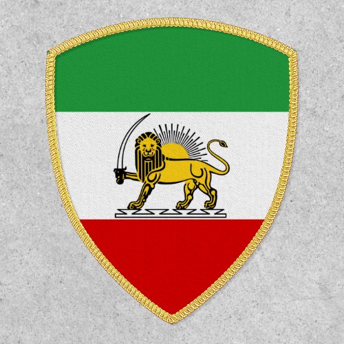Constitutional Monarchy of Iran flag 1907_1980 Patch