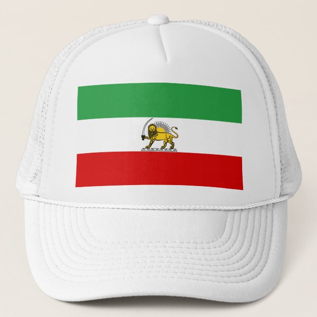 Constitutional Monarchy of Iran flag (1907-1980) Trucker Hat (Front)