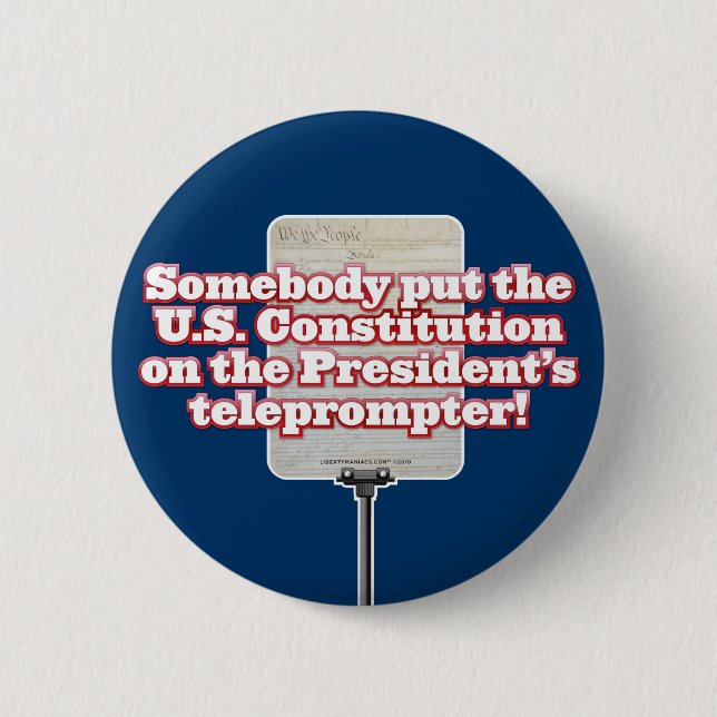 Constitutional Teleprompter Button (Front)