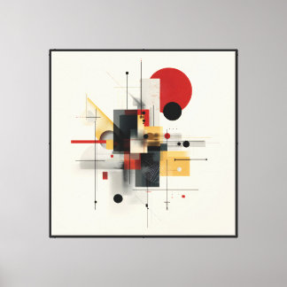 Constructed Equilibrium Canvas Print