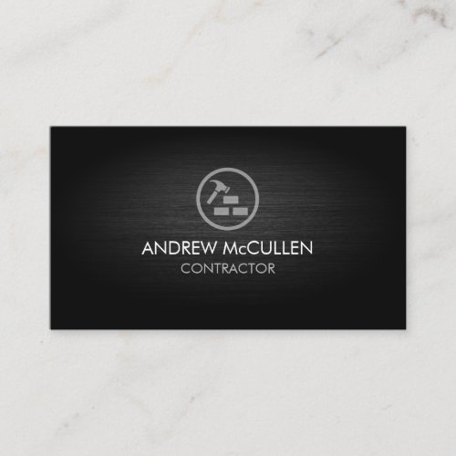 Constructiion Contractor Business Card