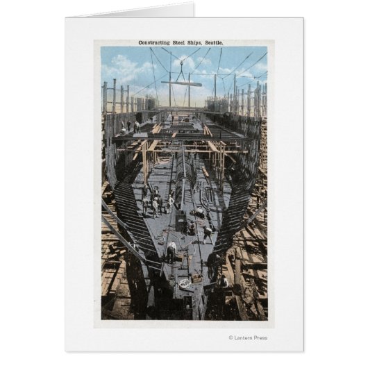Constructing a Steel Ship Scene Cards (Front)