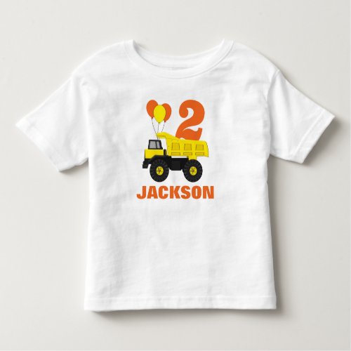 Construction 2nd Birthday Outfit  Toddler T_Shirt