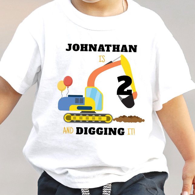 Construction 2nd Birthday Toddler T-shirt (Creator Uploaded)