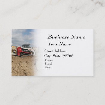 Construction And Contractor Business Card by clcbizcards at Zazzle
