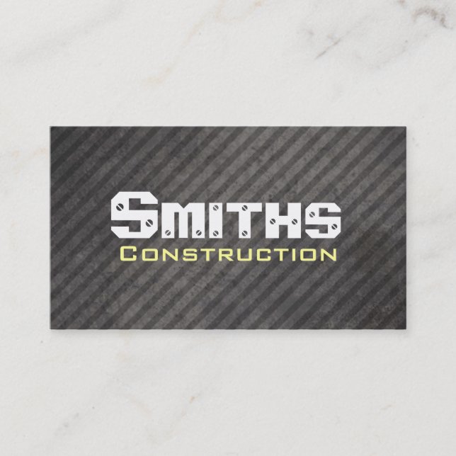 Construction and Maintenance Business Cards (Front)