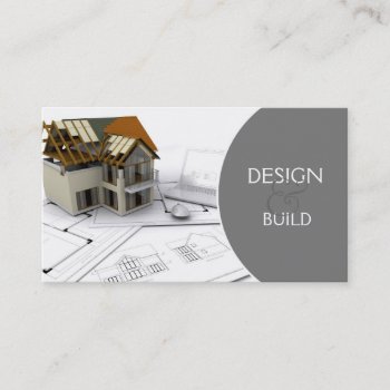 Construction / Architects Business Card by Kjpargeter at Zazzle