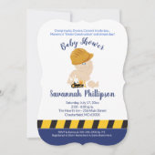Construction Baby Boy Baby Shower Invitation (Front)