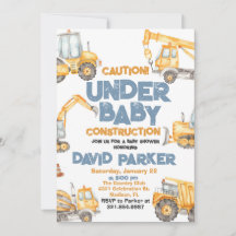 Construction Baby Shower Dump Truck Party