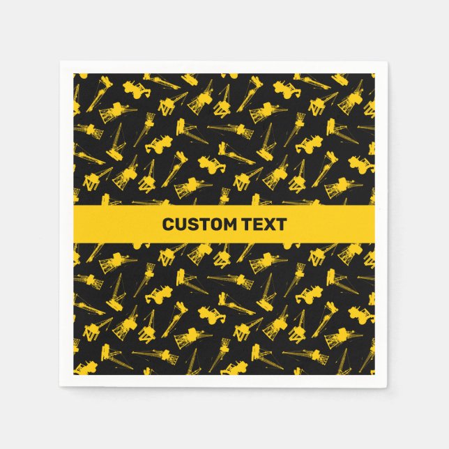 Construction Background Napkins (Front)
