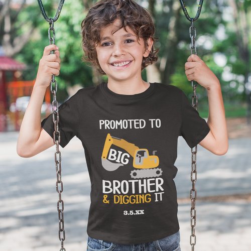 Construction Big Brother Digging It v2 Kid T_Shirt