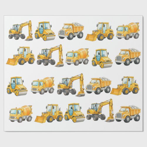 Construction Birthday Balloons | Birthday Zone Wrapping Paper