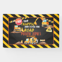 Construction Birthday Banner - BL