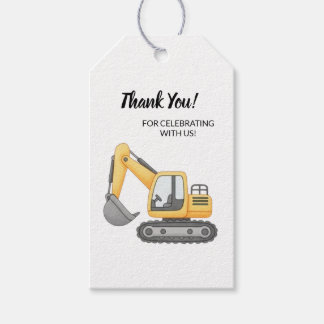 Construction Birthday Gift Tag | Party Favor