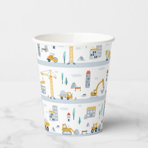 Construction Birthday Party Cups
