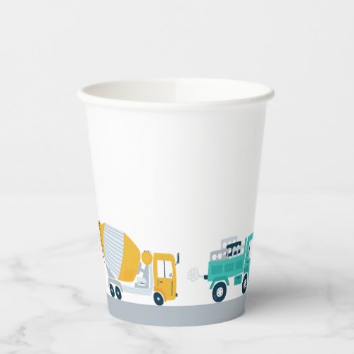 Construction Birthday Party Cups