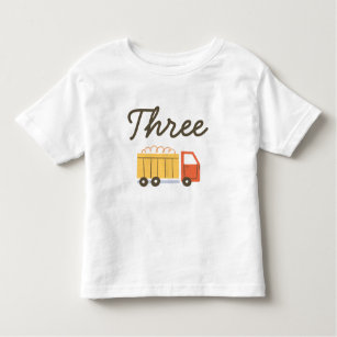 Construction Birthday Party Dump Truck Toddler T-s Toddler T-shirt
